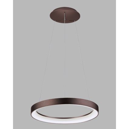 LED2 - Candelabru LED pe cablu BELLA LED/48W/230V 3000K/4000K maro