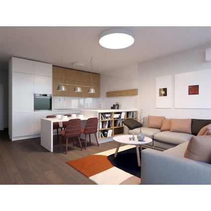 LED2 - Lampă de plafon LED dimabilă MONO LED/153W/230V 3000K/4000K albă