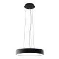 LED2 - Lustră suspendată cu cablu MONO SLIM LED, 30 W, 230 V, 3000K/4000K, Ø 40 cm, negru