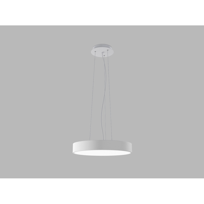 LED2 - Pendul LED MONO SLIM pe cablu, 30W, 230V, 3000K/4000K, Ø 40 cm, alb