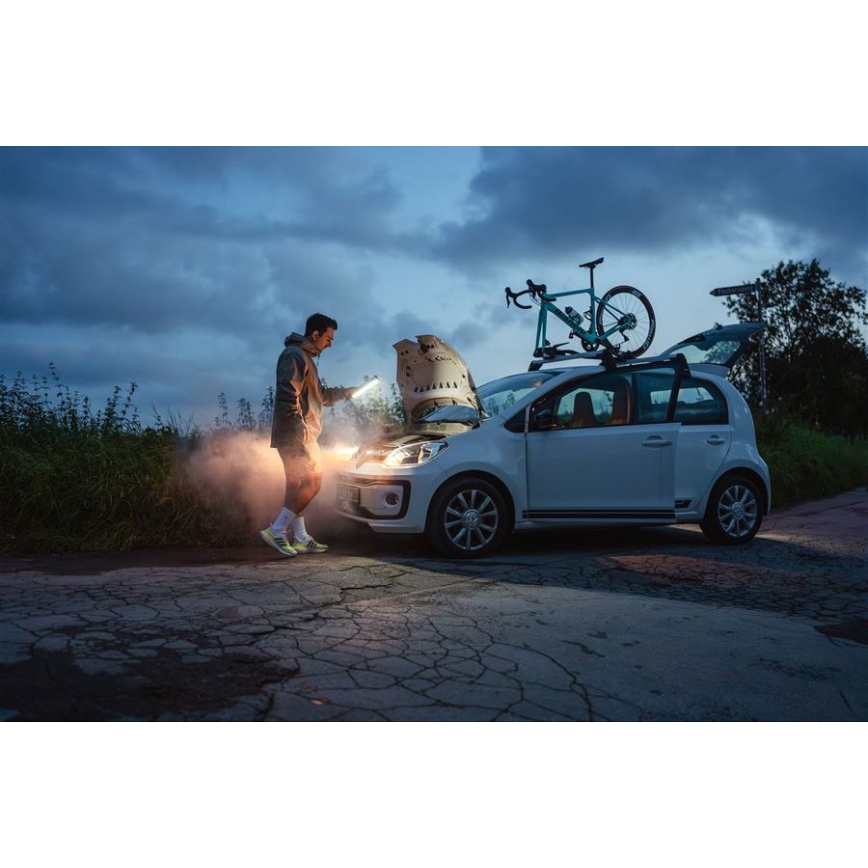 Ledlenser AF2R - Lampă de lucru LED reîncărcabilă, cu reglare a intensității, IP54, 1000 lm, 50 h, 4810 mAh