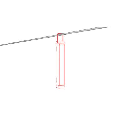 Ledlenser AF2R - Lampă de lucru LED reîncărcabilă, cu reglare a intensității, IP54, 1000 lm, 50 h, 4810 mAh