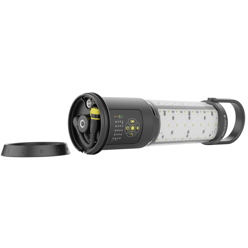 Ledlenser AL10R Work - Lanternă LED reîncărcabilă cu reglare a intensității, 4700 mAh, IP67, 6300 lm, 9,5 h
