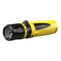 Ledlenser EX7 - Lanternă LED reglabilă LED/3xAA IP68 200 lm galbenă