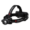Ledlenser H15R CORE - Lampă de cap LED reîncărcabilă cu intensitate reglabilă, 4800 mAh, IP67, 2500 lm, autonomie 80 ore, neagră
