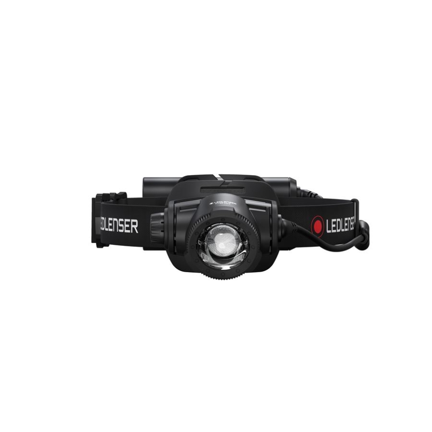 Ledlenser H15R CORE - Lampă de cap LED reîncărcabilă cu intensitate reglabilă, 4800 mAh, IP67, 2500 lm, autonomie 80 ore, neagră