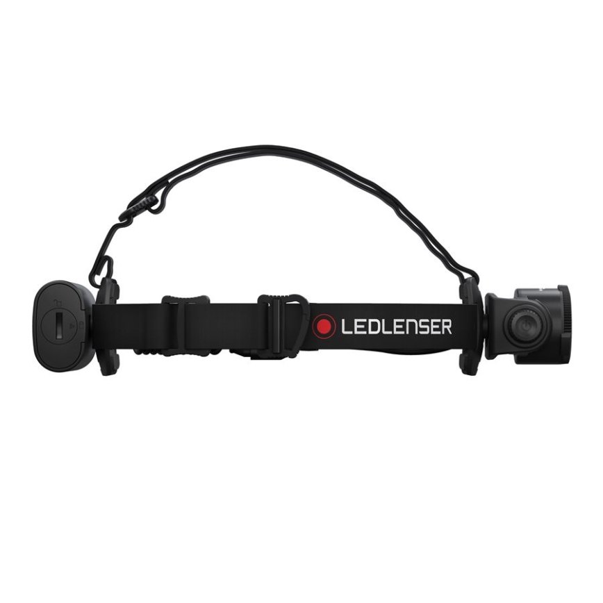 Ledlenser H15R CORE - Lampă de cap LED reîncărcabilă cu intensitate reglabilă, 4800 mAh, IP67, 2500 lm, autonomie 80 ore, neagră