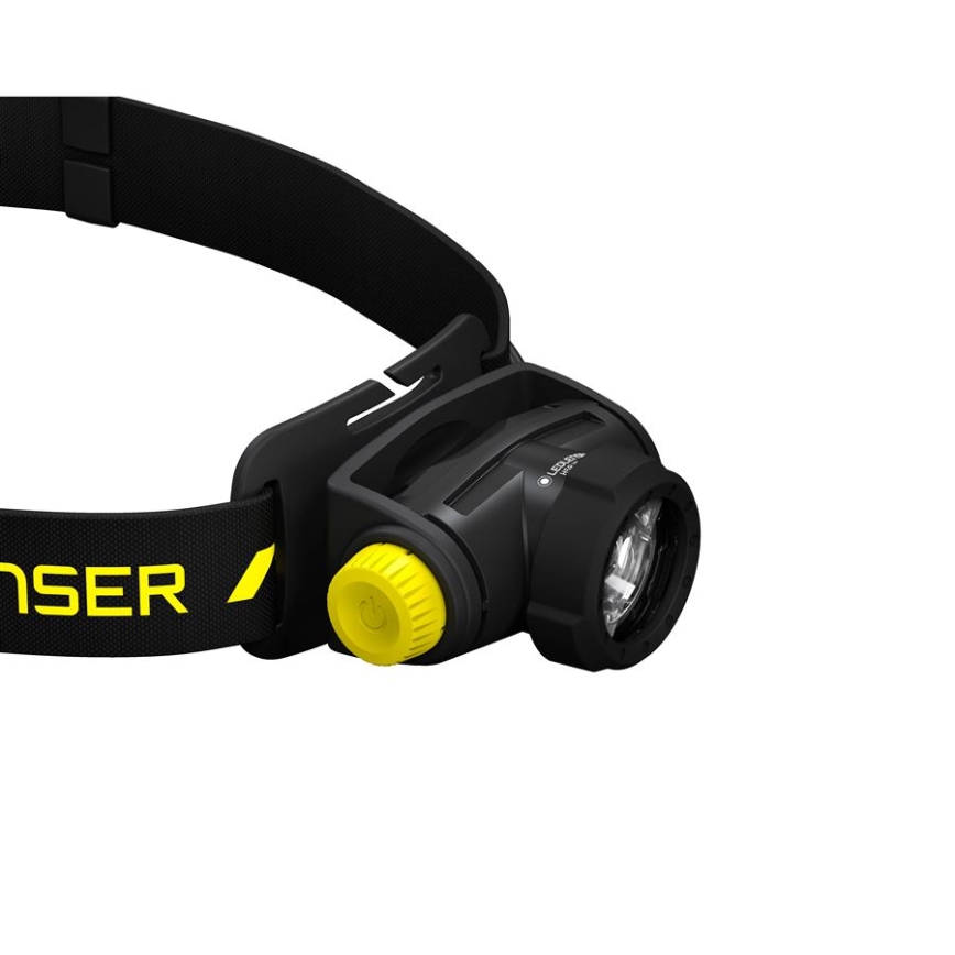 Ledlenser H5R WORK - lanternă frontală reîncărcabilă cu LED, dimabilă, 1800 mAh, IP67, 500 lm, autonomie 45 h, neagră