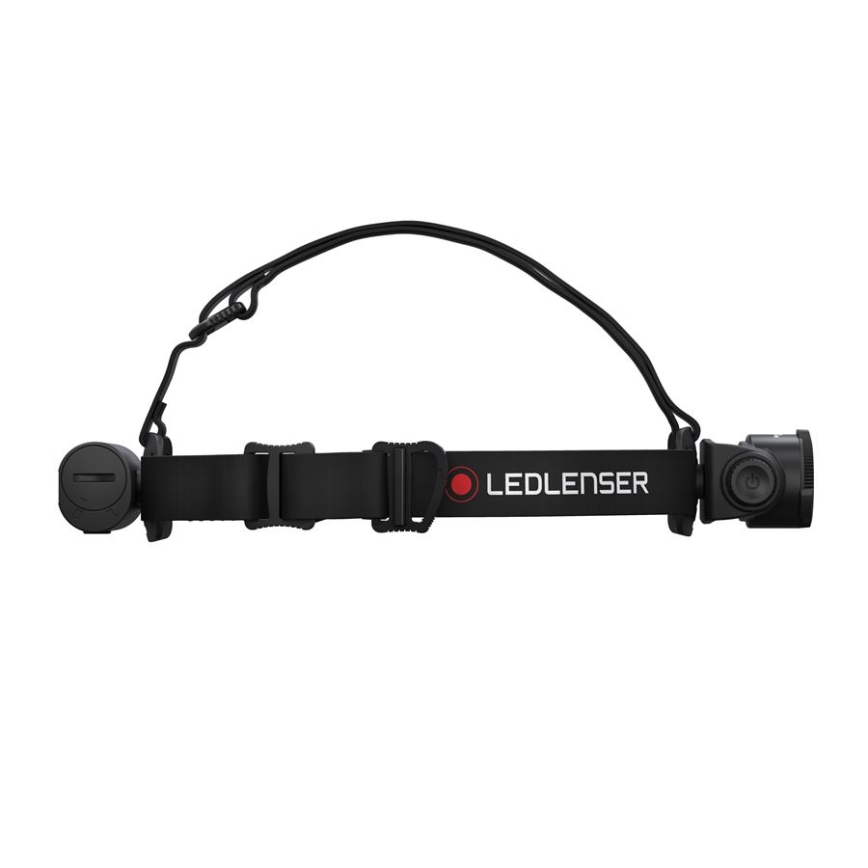 Ledlenser H7R CORE – lanternă frontală LED reîncărcabilă, cu reglaj al intensității | 4800 mAh | IP67 | 1000 lm | 65 ore | negru