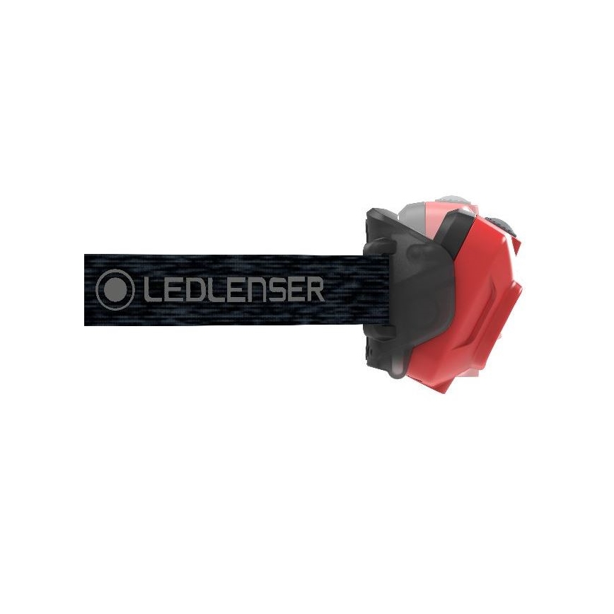 Ledlenser HF4R Core - Frontală LED reîncărcabilă, cu reglare a intensității, 1000 mAh, IP68, 500 lm, 35 h, roșie
