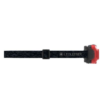 Ledlenser HF4R Core - Frontală LED reîncărcabilă, cu reglare a intensității, 1000 mAh, IP68, 500 lm, 35 h, roșie
