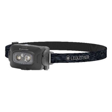 Ledlenser HF4R Core - Lanternă frontală reîncărcabilă cu LED, reglare a intensității, 1000 mAh, IP68, 500 lm, 35 ore, neagră