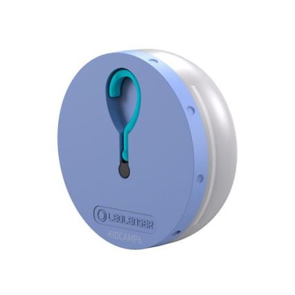Ledlenser KIDCAMP6 RAINBOW - Lampă LED portabilă cu intensitate reglabilă, alimentare 3xAAA, IP44, albastru