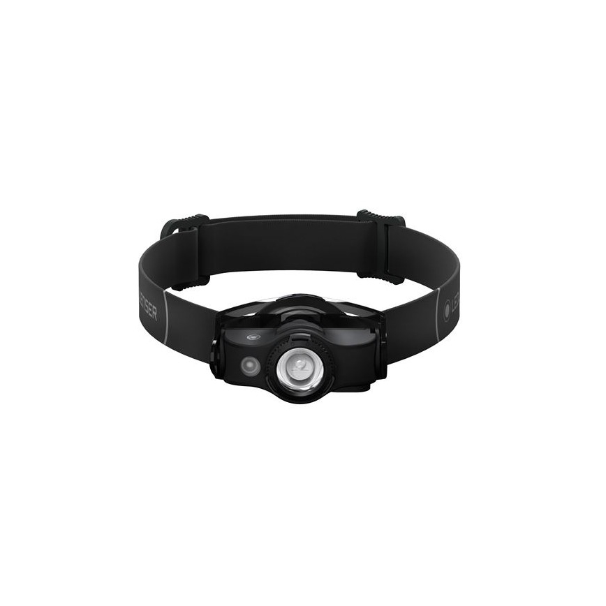 Ledlenser MH4 - Lanternă frontală reîncărcabilă LED reglabilă, 400 lm, baterie 750 mAh, autonomie 35 h, IP54, negru