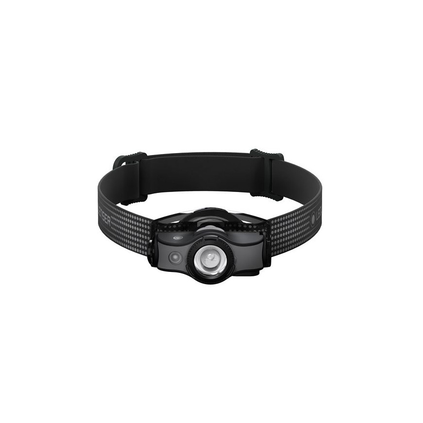 Ledlenser MH5 - lanternă frontală LED reîncărcabilă, reglabilă, 1xAA, 750 mAh, IP54, 400 lm, 35 h, negru/gri