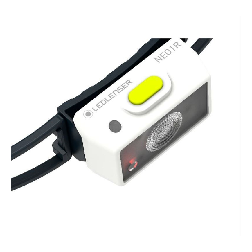 Ledlenser NEO1R - frontală LED reîncărcabilă cu reglare a intensității, 250 lm, baterie 730 mAh, IP67, autonomie 15 h, verde