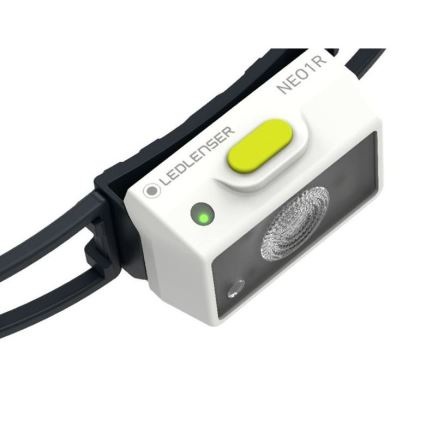 Ledlenser NEO1R - frontală LED reîncărcabilă cu reglare a intensității, 250 lm, baterie 730 mAh, IP67, autonomie 15 h, verde