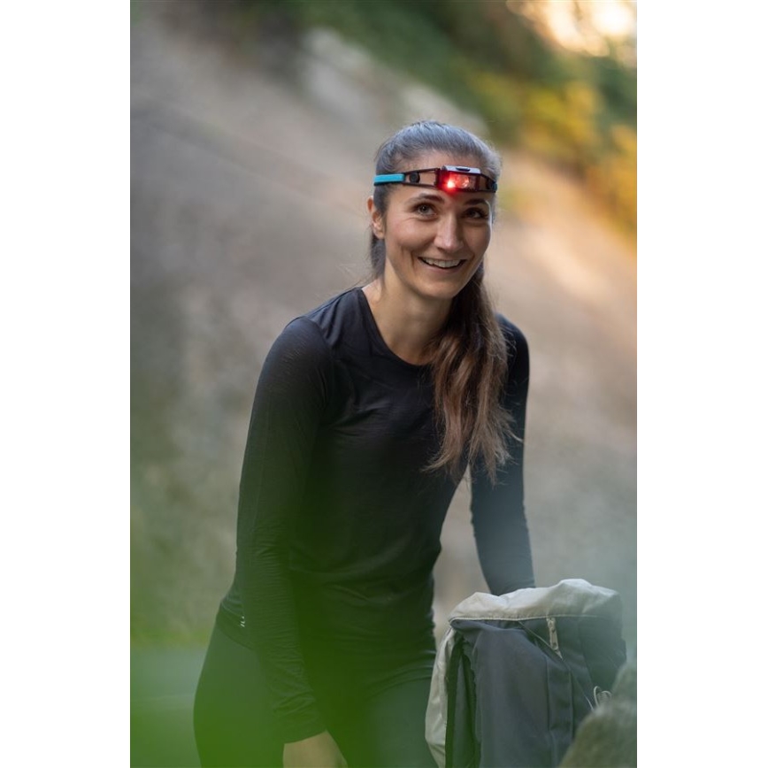 Ledlenser NEO1R - frontală LED reîncărcabilă, cu reglare a intensității, LED/730 mAh, IP67, 250 lm, 15 h, albastră