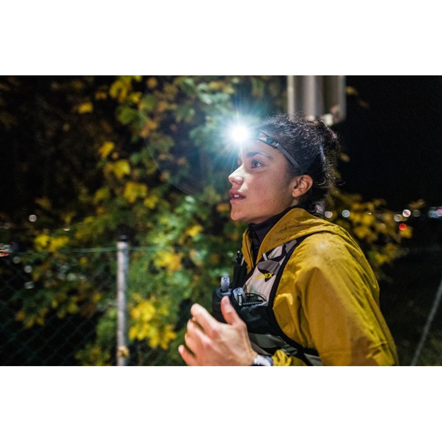 Ledlenser NEO1R - Lampă frontală LED reîncărcabilă, reglabilă, 250 lm, acumulator 730 mAh, IP67, autonomie 15 h, negru