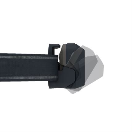 Ledlenser NEO3 - Frontală LED reglabilă, LED/3xAAA, IP54, 400 lm, 20 h, neagră