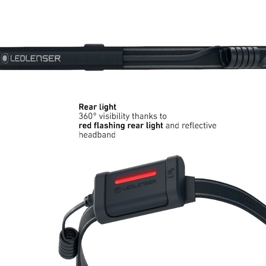 Ledlenser NEO3 - Frontală LED reglabilă, LED/3xAAA, IP54, 400 lm, 20 h, neagră