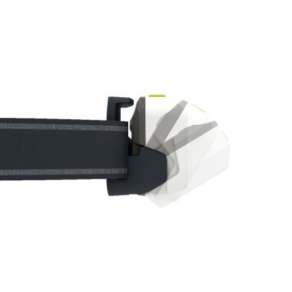 Ledlenser NEO3 - Lampă frontală LED cu reglaj al intensității, alimentare 3xAAA, grad de protecție IP54, 400 lm, autonomie 20 ore, negru/alb