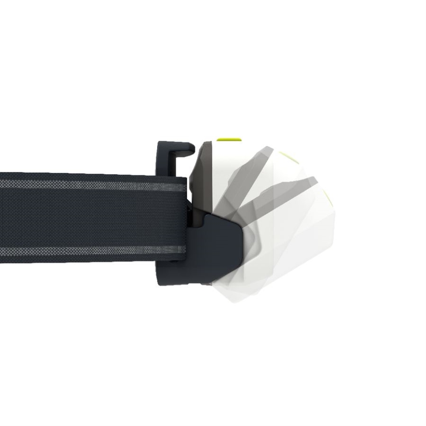 Ledlenser NEO3 - Lampă frontală LED cu reglaj al intensității, alimentare 3xAAA, grad de protecție IP54, 400 lm, autonomie 20 ore, negru/alb