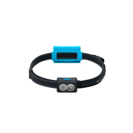 Ledlenser NEO3 - Lampă frontală LED reglabilă, 3xAAA, IP54, 400 lm, 20 h, albastră