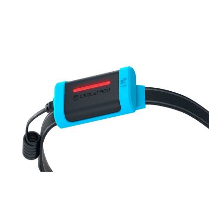 Ledlenser NEO3 - Lampă frontală LED reglabilă, 3xAAA, IP54, 400 lm, 20 h, albastră