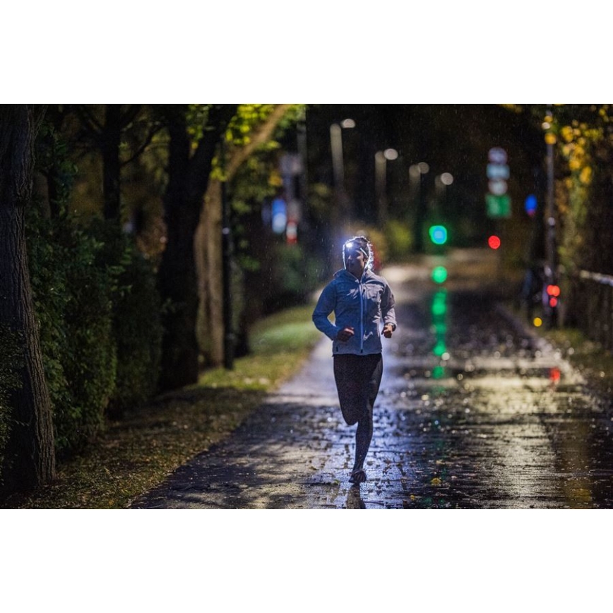 Ledlenser NEO5R – frontală LED reîncărcabilă cu intensitate reglabilă, 1800 mAh, IP54, 600 lm, 35 ore, negru