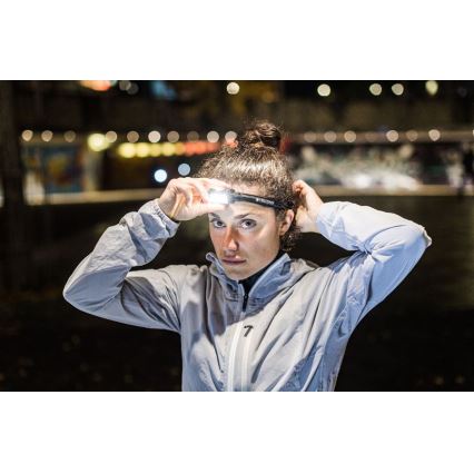 Ledlenser NEO5R – frontală LED reîncărcabilă cu intensitate reglabilă, 1800 mAh, IP54, 600 lm, 35 ore, negru