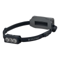 Ledlenser NEO9R - Lanternă frontală LED reîncărcabilă, cu reglare a luminozității, 5000 mAh, IP54, 1200 lm, 120 h, negru/gri