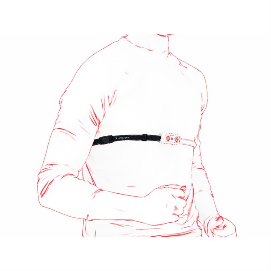 Ledlenser NEO9R - Lanternă frontală LED reîncărcabilă, cu reglare a luminozității, 5000 mAh, IP54, 1200 lm, 120 h, negru/gri