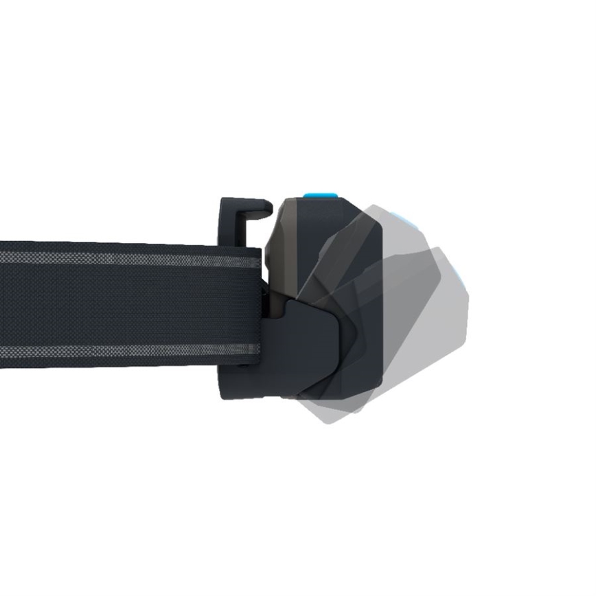 Ledlenser NEO9R - Lanternă frontală LED reîncărcabilă, cu reglare a luminozității, 5000 mAh, IP54, 1200 lm, 120 h, negru/gri