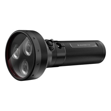 Ledlenser P18R - lanternă LED reîncărcabilă cu intensitate reglabilă, 3000 mAh, IP68, 6500 lm, autonomie 45 h, negru