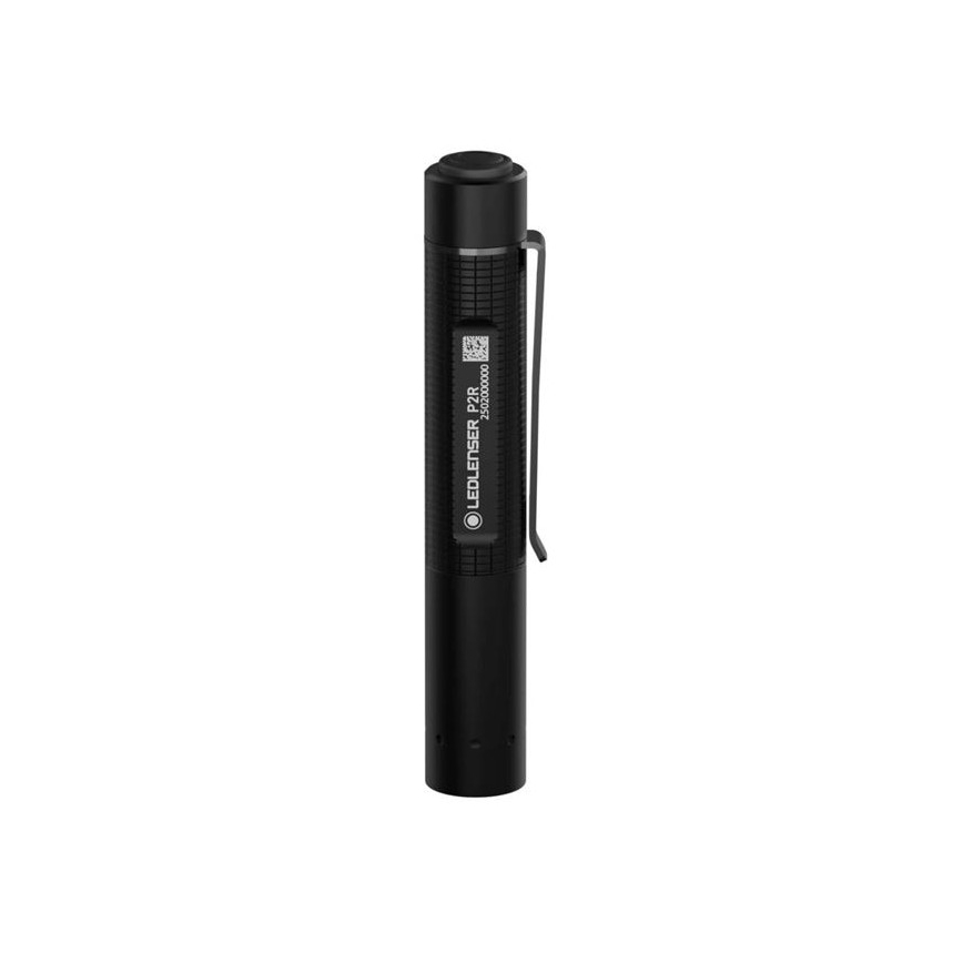 Ledlenser P2R - lanternă reîncărcabilă cu LED și intensitate reglabilă LED/1xAAA/300 mAh IP54 200 lm 8 h negru