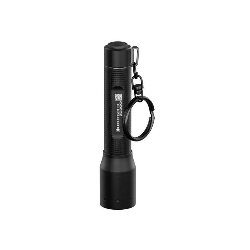 Ledlenser P3 - lanternă LED cu intensitate reglabilă, 1xAAA, IP54, 130 lm, 6,5 h, negru