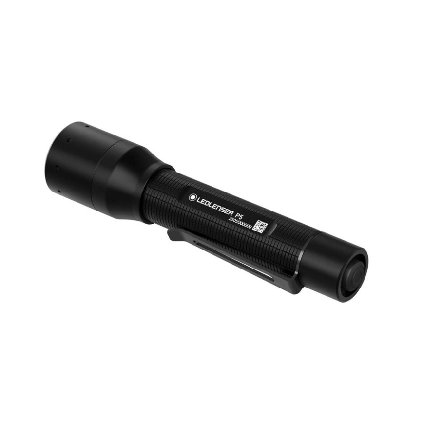 Ledlenser P5 - lanternă LED reglabilă, 1xAA, IP54, 200 lm, 8 h, neagră