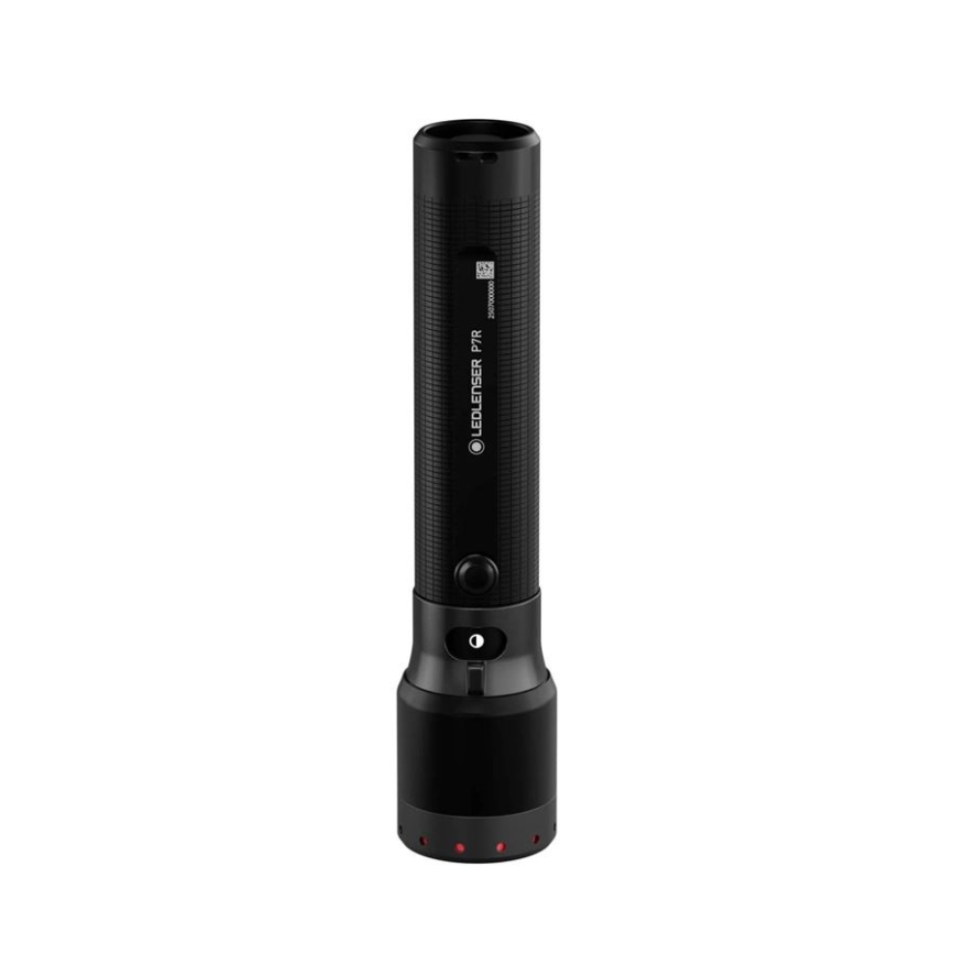 Ledlenser P7R - Lanternă LED reîncărcabilă cu reglare a intensității, 4600 mAh, IP68, 2000 lm, 80 h, neagră