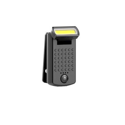 Ledlenser W1R - Lanternă de lucru LED reîncărcabilă, cu reglare a luminozității, cu clip, LED/740 mAh, IP54, 220 lm