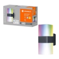 Ledvance - Aplica de perete LED RGB pentru exterior SMART + CUBE LED/13.5W/230V IP44 Wi-Fi