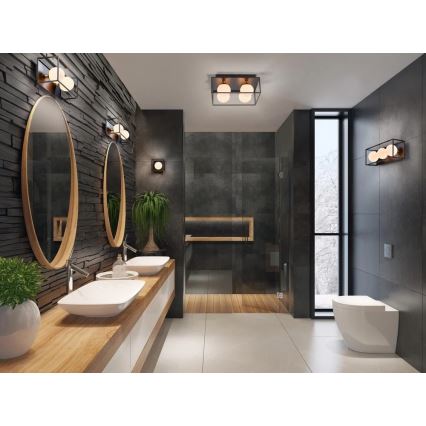 Ledvance - Aplica de perete pentru exterior DECOR SQUARE 3xG9/28W/230V IP44