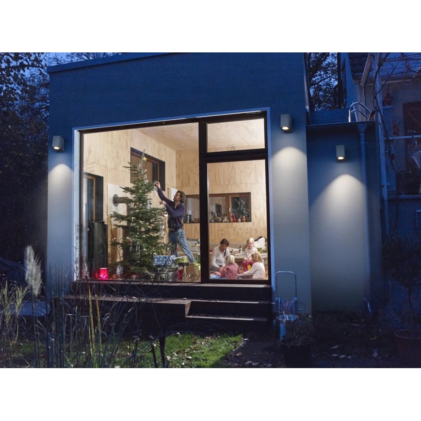 Ledvance - Aplică de perete pentru exterior ENDURA CLASSIC 1xGU10/35W/230V IP44 gri