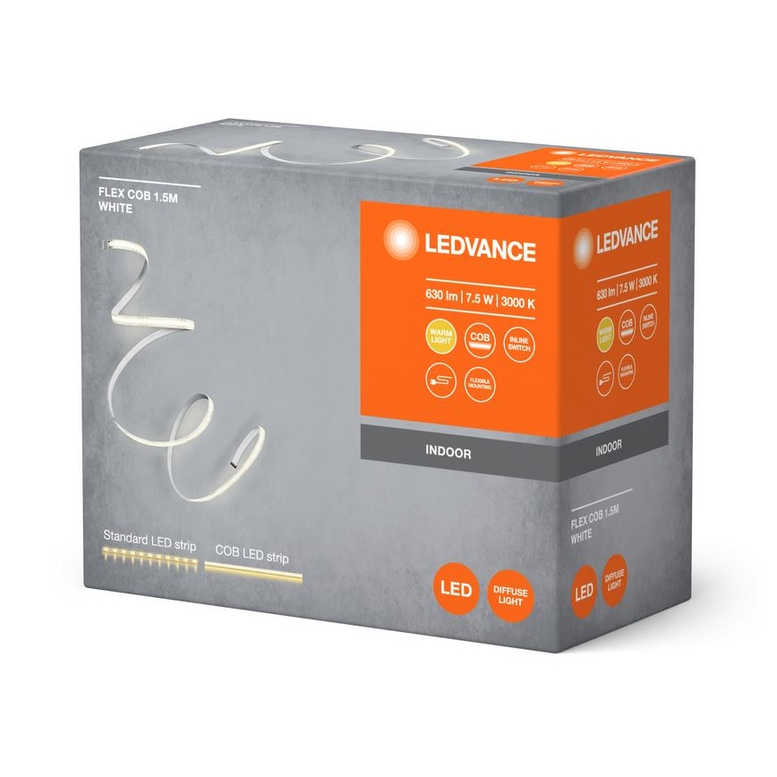 Ledvance - Bandă LED FLEX COB 1,5m LED/7,5W/230V