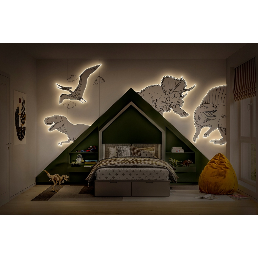 Ledvance Bandă LED RGB FLEX, 5 m, dimabilă, 10 W, 230 V, cu telecomandă