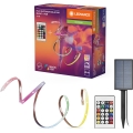 Ledvance - Bandă LED solară RGB reglabilă FLEX MAGIC 5 m LED/1,6W/3,7V 2000 mAh IP44 + telecomandă