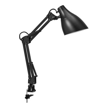 Ledvance - Lampă de birou cu clemă OFFICE LINE 1xE27/11W/230V neagră