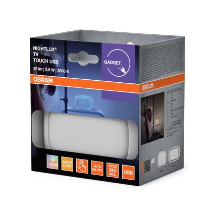 Ledvance - Lampă de veghe tactilă pentru copii LED RGBW TOUCH, 2,5W/5V