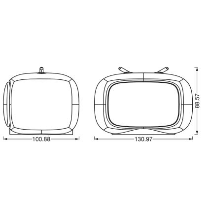 Ledvance - Lampă de veghe tactilă pentru copii LED RGBW TOUCH, 2,5W/5V