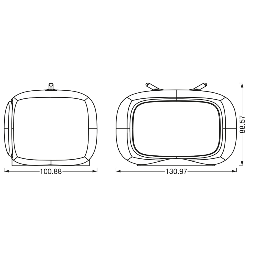 Ledvance - Lampă de veghe tactilă pentru copii LED RGBW TOUCH, 2,5W/5V